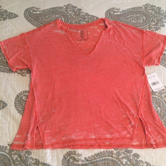 NWT Free People Knit Tee Shirt (XS) - Picture 3 of 6